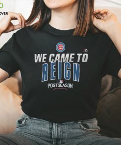 Chicago Cubs Majestic 2016 Postseason Authentic Collection Came To Reign Streak Fleece T shirt