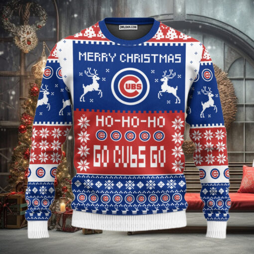 Chicago Cubs Merry Christmas  Ugly Christmas Sweaters