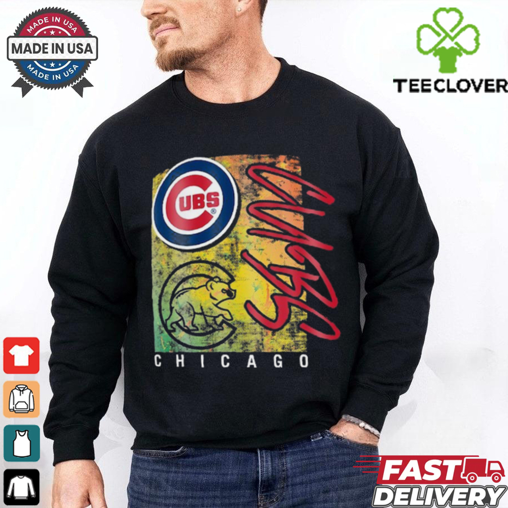 Chicago Cubs New Era Women_s Sport Classics Enzyme Wash Oversized T Shirt Chicago Cubs New Era Women_s Sport Classics Enzyme Wash Oversized T Shirt