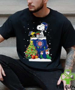 Chicago Cubs Snoopy & Woodstock Christmas Shirt T Shirt