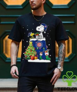 Chicago Cubs Snoopy & Woodstock Christmas Shirt T Shirt