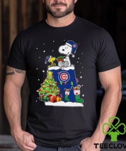 Chicago Cubs Snoopy & Woodstock Christmas Shirt T Shirt