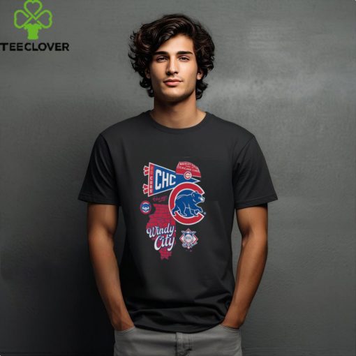 Chicago Cubs Split Zone Windy City Shirt