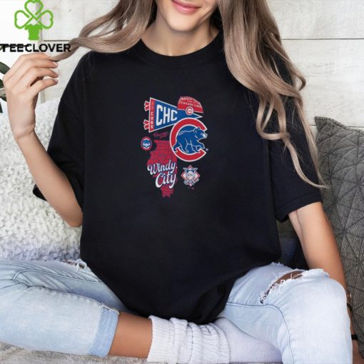 Chicago Cubs Split Zone Windy City Shirt