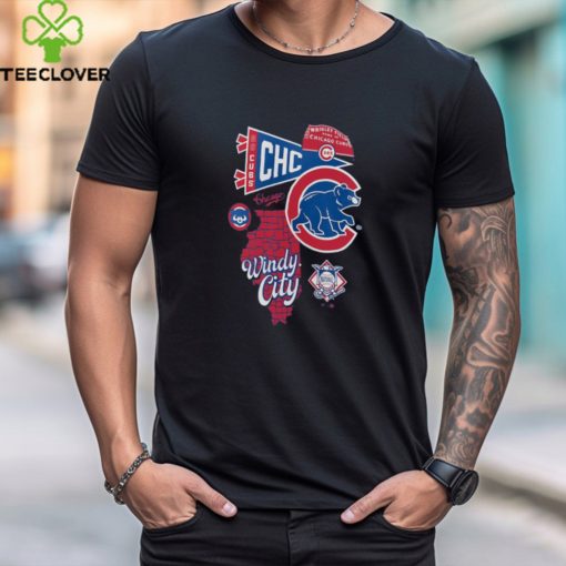 Chicago Cubs Split Zone Windy City Shirt