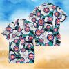 Chicago White Sox White Hibiscus Orchid Light Blue Background 3D Hawaiian Shirt Gift For Fans