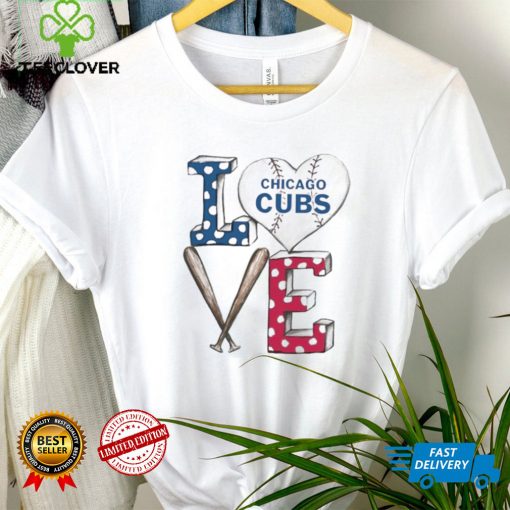 Chicago Cubs baseball love shirt