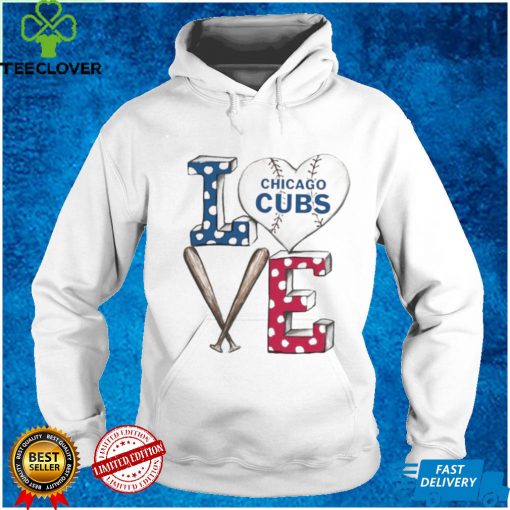 Chicago Cubs baseball love shirt