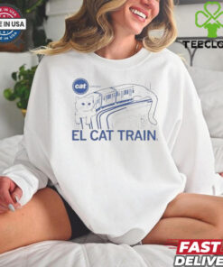 Chicago El Cat Train 2024 T Shirt White