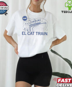 Chicago El Cat Train 2024 T Shirt White