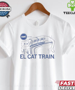 Chicago El Cat Train 2024 T Shirt White