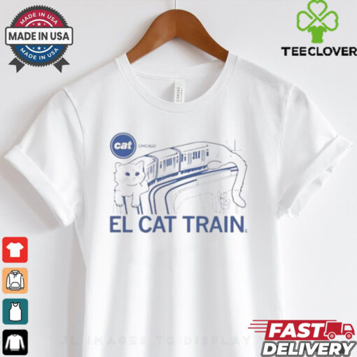 Chicago El Cat Train 2024 T Shirt White