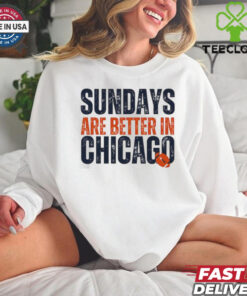 Chicago Football Sweatshirt, Sundays are Better in Chicago, Chicago Football Gifts Shirt