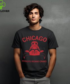 Chicago Robots Riding Crabs Logo Tee Shirt