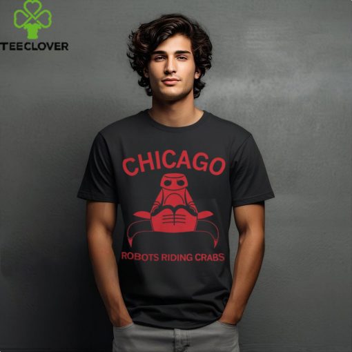 Chicago Robots Riding Crabs Logo Tee Shirt