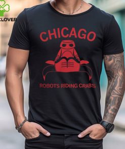 Chicago Robots Riding Crabs Logo Tee Shirt