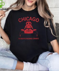 Chicago Robots Riding Crabs Logo Tee Shirt