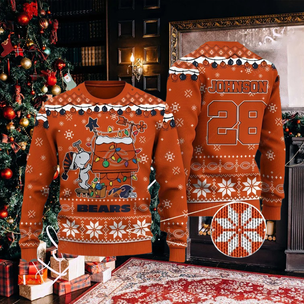 Chicago Snoopy Bears Ugly Christmas Sweater Chicago Snoopy Bears Ugly Christmas Sweater
