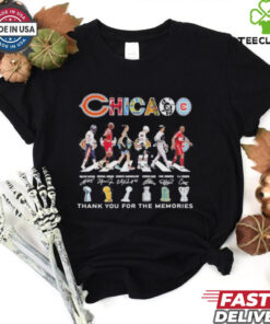 Chicago Sports Abbey Road Players Thank You For The Memories Signatures Shirt