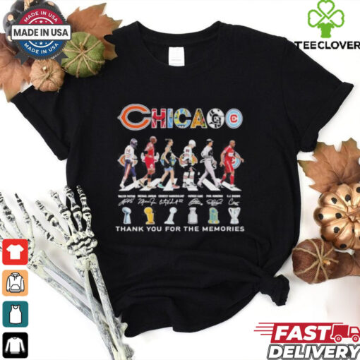 Chicago Sports Abbey Road Players Thank You For The Memories Signatures Shirt