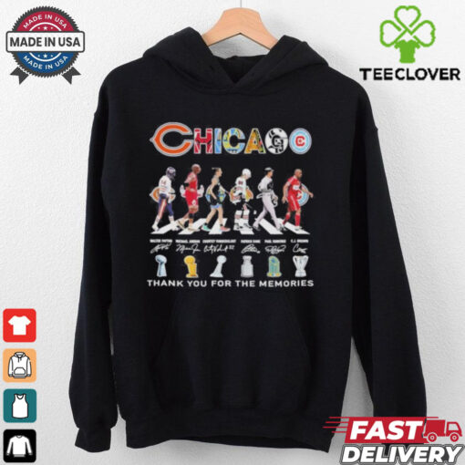 Chicago Sports Abbey Road Players Thank You For The Memories Signatures Shirt