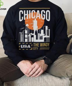 Chicago Vacation Holiday USA Flag T Shirt