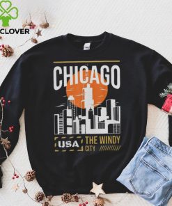 Chicago Vacation Holiday USA Flag T Shirt