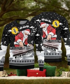 Chicago White Sox Christmas Funny DJ Santa New Style Knitted Sweater