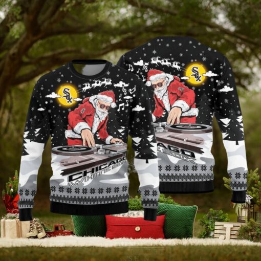 Chicago White Sox Christmas Funny DJ Santa New Style Knitted Sweater