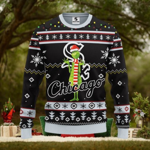 Chicago White Sox Funny Grinch Christmas Ugly Sweater