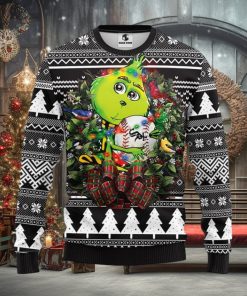 Chicago White Sox Grinch Hug Christmas Ugly Sweater
