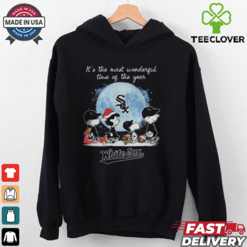 Chicago White Sox It The Most Wonderful Time Of The Year Peanut Characters Christmas Shirt