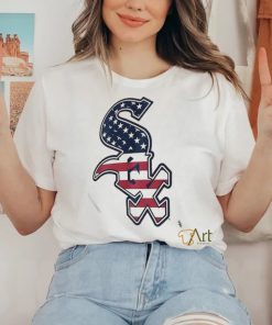 Chicago White Sox Logo 4th Of July Flag Unisex T Shirt