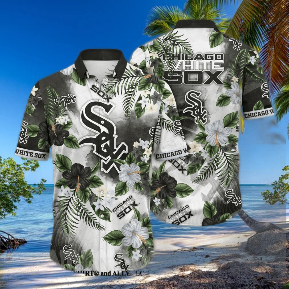 Chicago White Sox MLB Flower 3D Full Printing Hawaiian Shirt Chicago White Sox MLB Flower 3D Full Printing Hawaiian Shirt