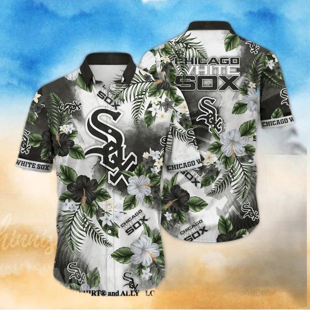 Chicago White Sox MLB Flower 3D Full Printing Hawaiian Shirt Chicago White Sox MLB Flower 3D Full Printing Hawaiian Shirt