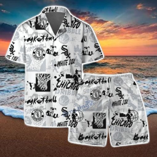 Chicago White Sox MLB Team Logo Street Style Design Hawaiian Shirt & Short