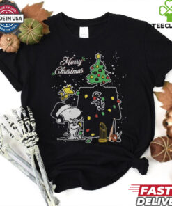 Chicago White Sox Merry Christmas With Snoopy Baby T Shirt