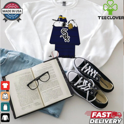 Chicago White Sox Mlb Team Snoopy Sleep shirt