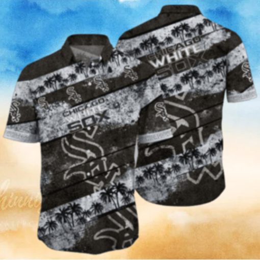 Chicago White Sox Palm Shadows Hawaiian Shirt