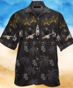 Chicago White Sox Tropical Baseball And Palm Trees Hawaiian Shirt