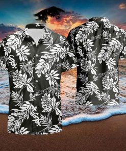 Chicago White Sox Tropical Flower Short Sleeve Hawaiian Shirt And Short Set