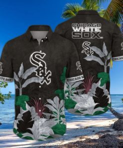 Chicago White Sox Tropical Leaf Aloha Shirt