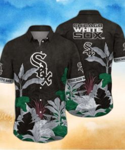 Chicago White Sox Tropical Leaf Aloha Shirt