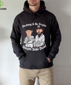 Chicago White Sox baseball Paul DeJong and Dr. Rocks south side dou signatures cartoon funny shirt 2 Chicago White Sox baseball Paul DeJong and Dr. Rocks south side dou signatures cartoon funny shirt