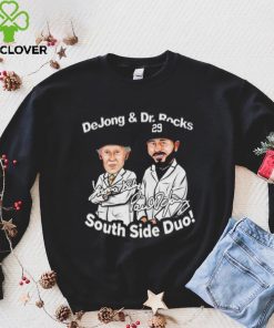 Chicago White Sox baseball Paul DeJong and Dr. Rocks south side dou signatures cartoon funny shirt 4 Chicago White Sox baseball Paul DeJong and Dr. Rocks south side dou signatures cartoon funny shirt