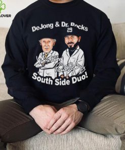 Chicago White Sox baseball Paul DeJong and Dr. Rocks south side dou signatures cartoon funny shirt 5 Chicago White Sox baseball Paul DeJong and Dr. Rocks south side dou signatures cartoon funny shirt
