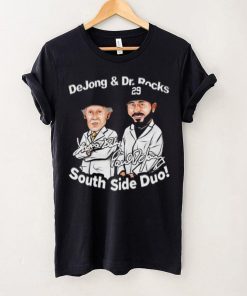 Chicago White Sox baseball Paul DeJong and Dr. Rocks south side dou signatures cartoon funny shirt 6 Chicago White Sox baseball Paul DeJong and Dr. Rocks south side dou signatures cartoon funny shirt