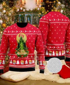 Chick Fil A Grinch Snow Ugly Christmas Sweater