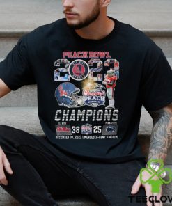 Chick Fil Peach Bowl 2023 Champions Ole Miss Rebels 38 25 Penn State Nittany Lions shirt