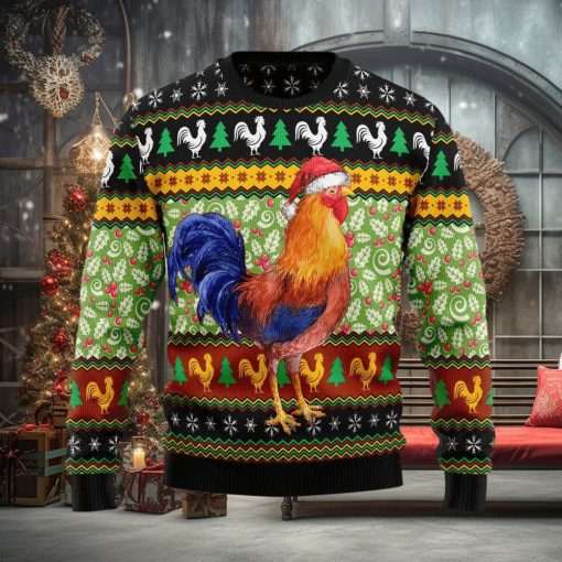 Chicken Cluck ry Ugly Christmas Sweater Gift Men Women